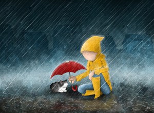 rain_can_wait___national_cat_day_2013_by_barimoor-d5v9cnc